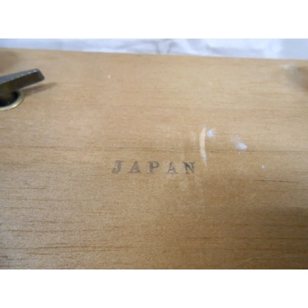 Vintge Japan Linden Music Jewelry Box Works Aniversaly Walty/These Were The Days